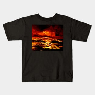 The Fiery Sky! Kids T-Shirt